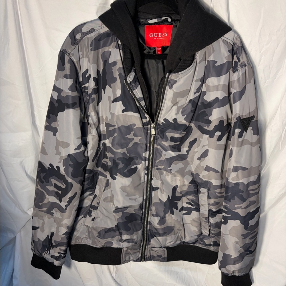 GUESS Black and Gray Jacket